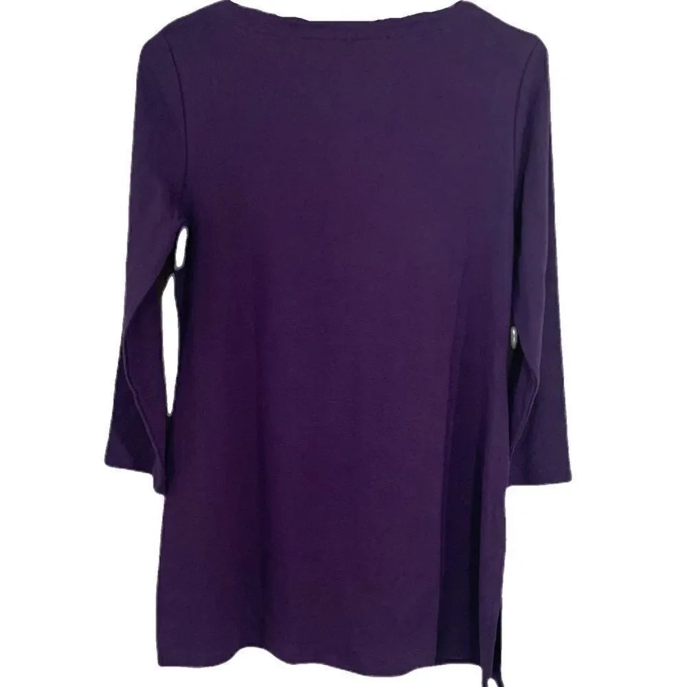NWT Karen Scott boat neck tunic